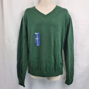 NWT IZOD XXL V-Neck Sweater Forrest Green NWT